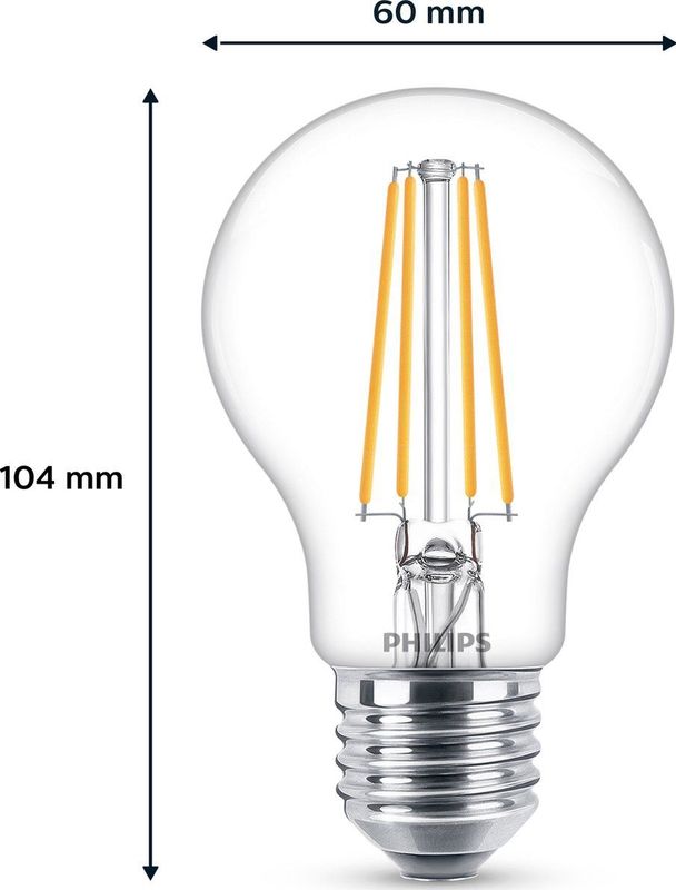 Philips 8718696775059 energy-saving lamp Warm wit 2700 K 7 W E27 E