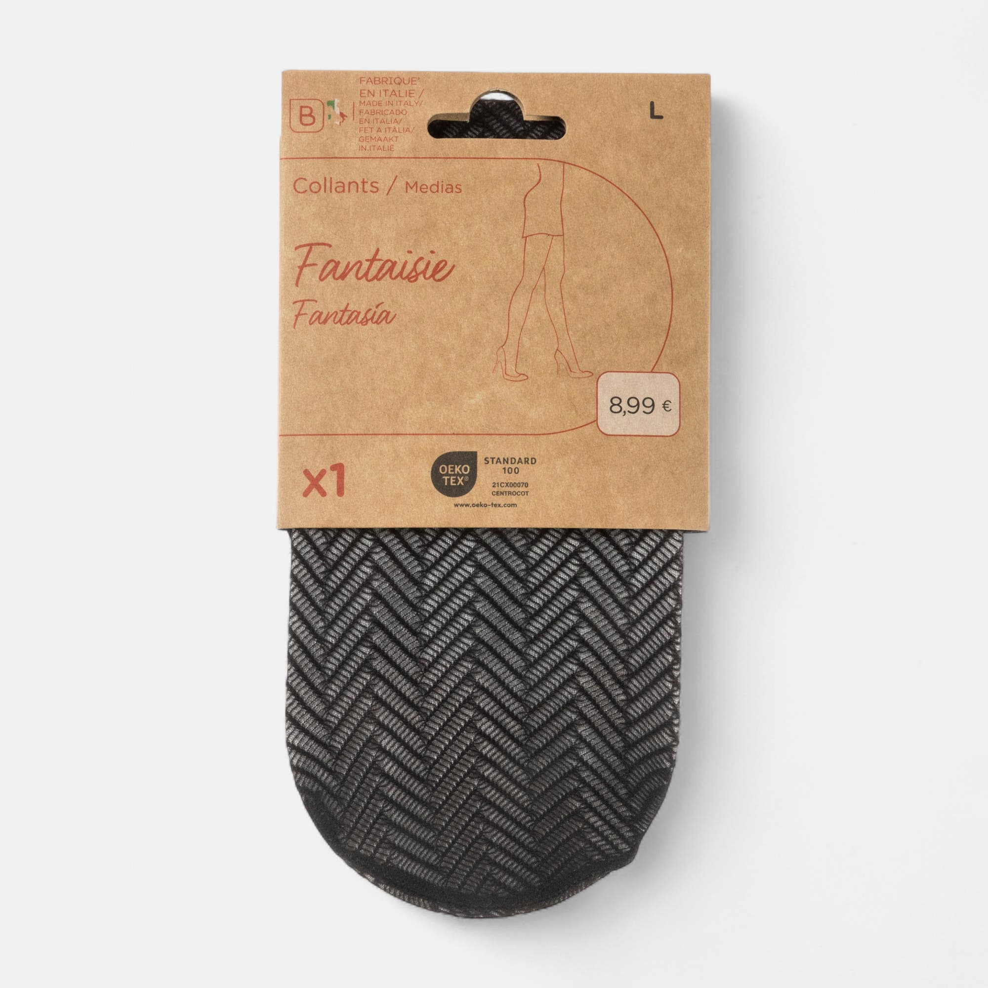Collants/mi-bas Femme noir