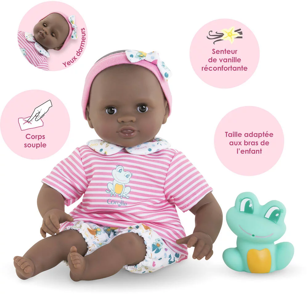 POUPON - BEBE BAIN ALYZEE - MON PREMIER POUPON COROLLE 30 CM