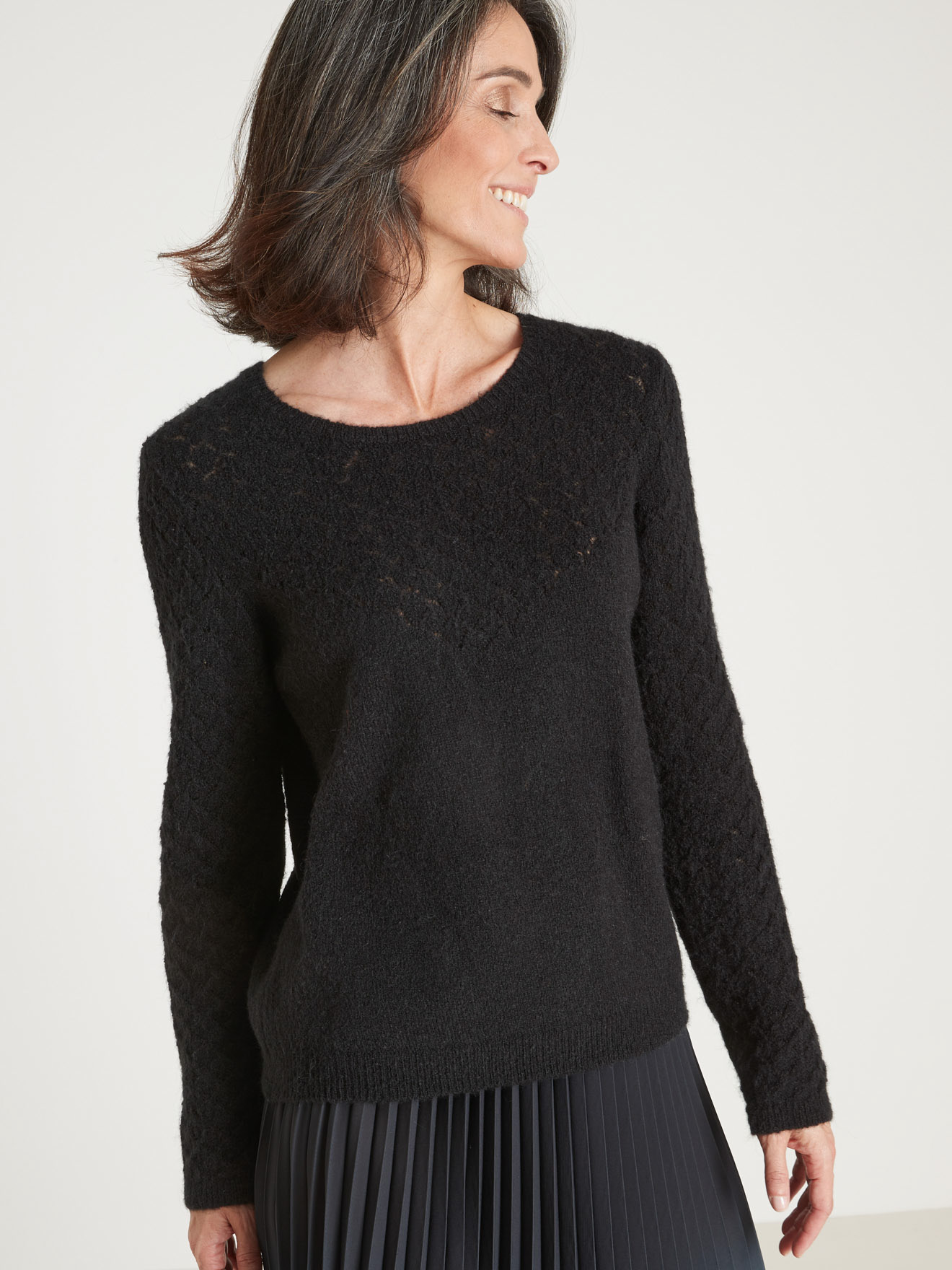 Pull avec fibres recyclées