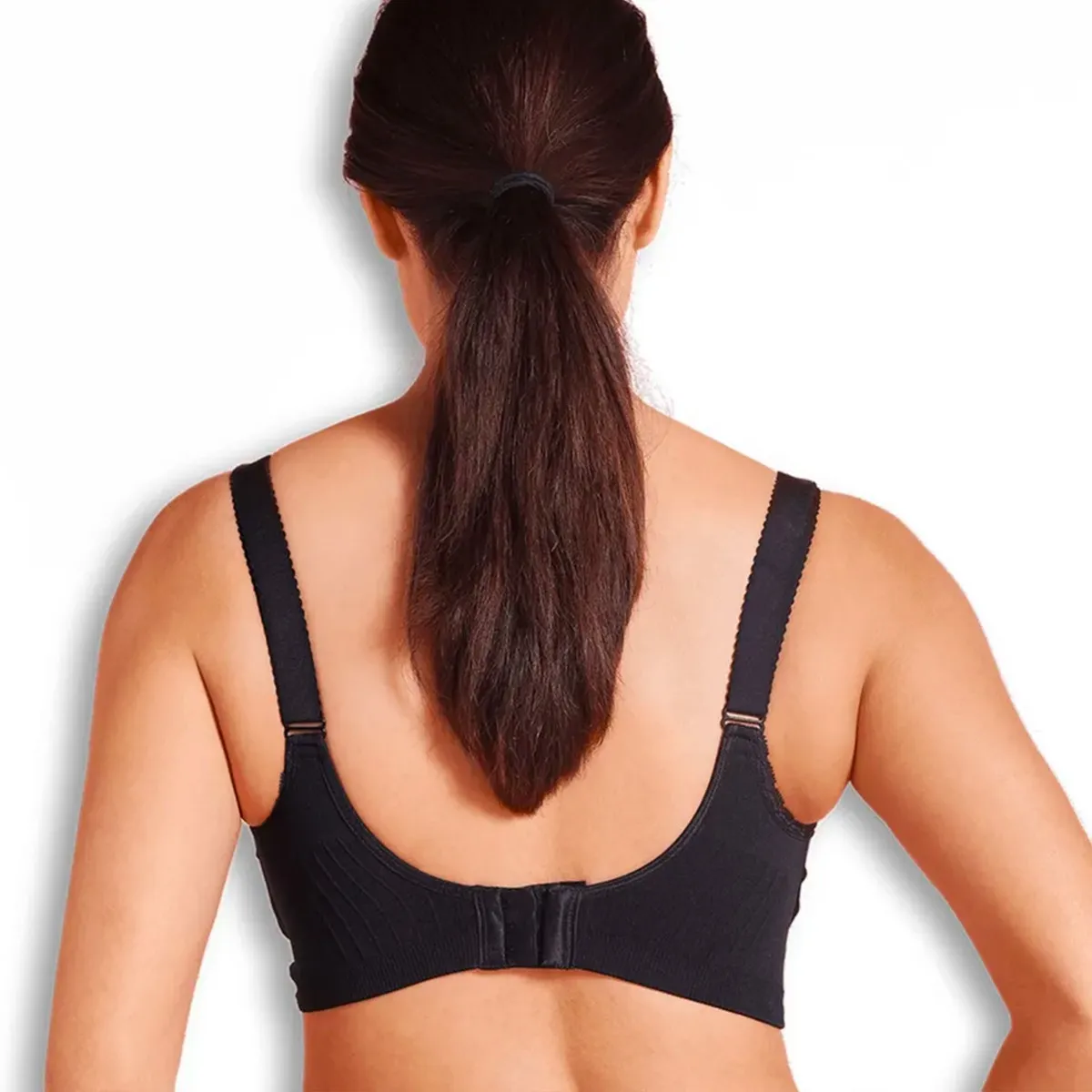 Carriwell Soutien-Gorge d’Allaitement Rembourré Carri-Gel + Compresses d'Allaitement - Paquet de 6 - Blanc OU Noir