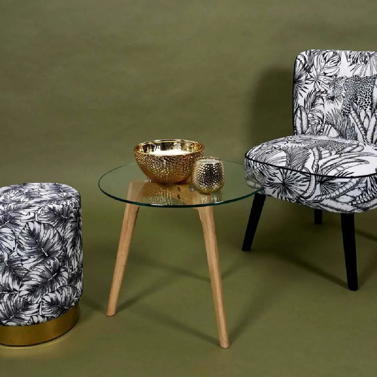 The Home Deco Factory Bougie parfumée effet martelé