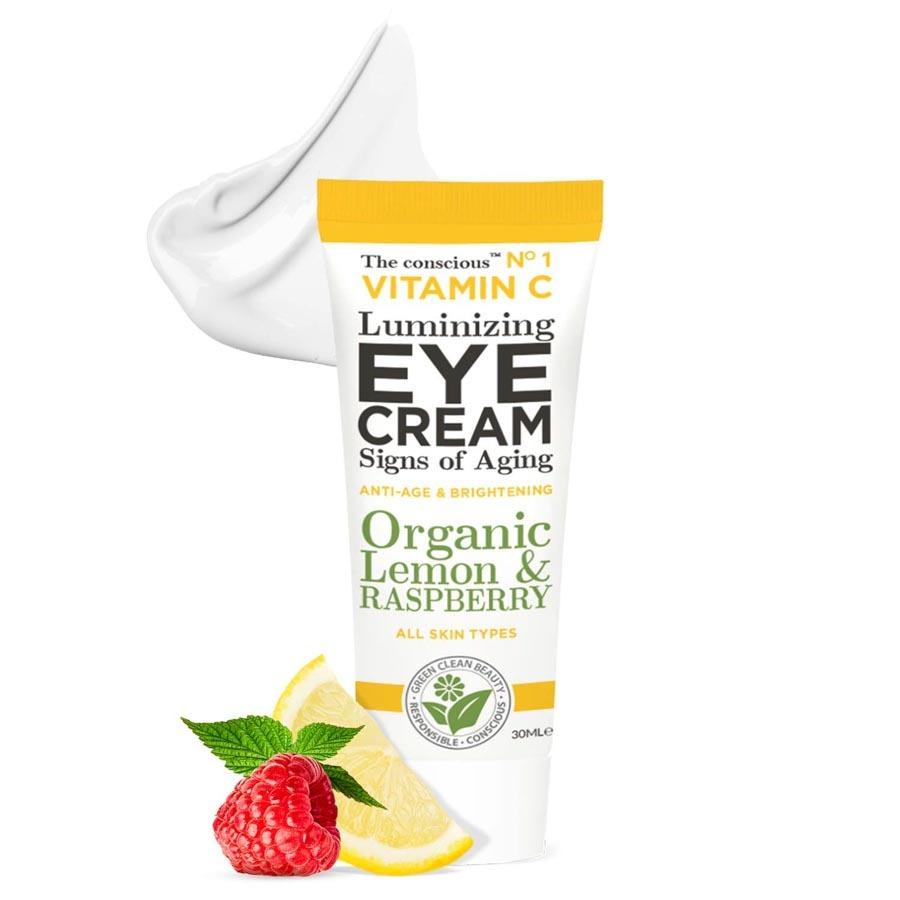 Biovène The Conscious™ Vitamin C Luminizing Eye Cream Organic Lemon & Raspberry 30ml