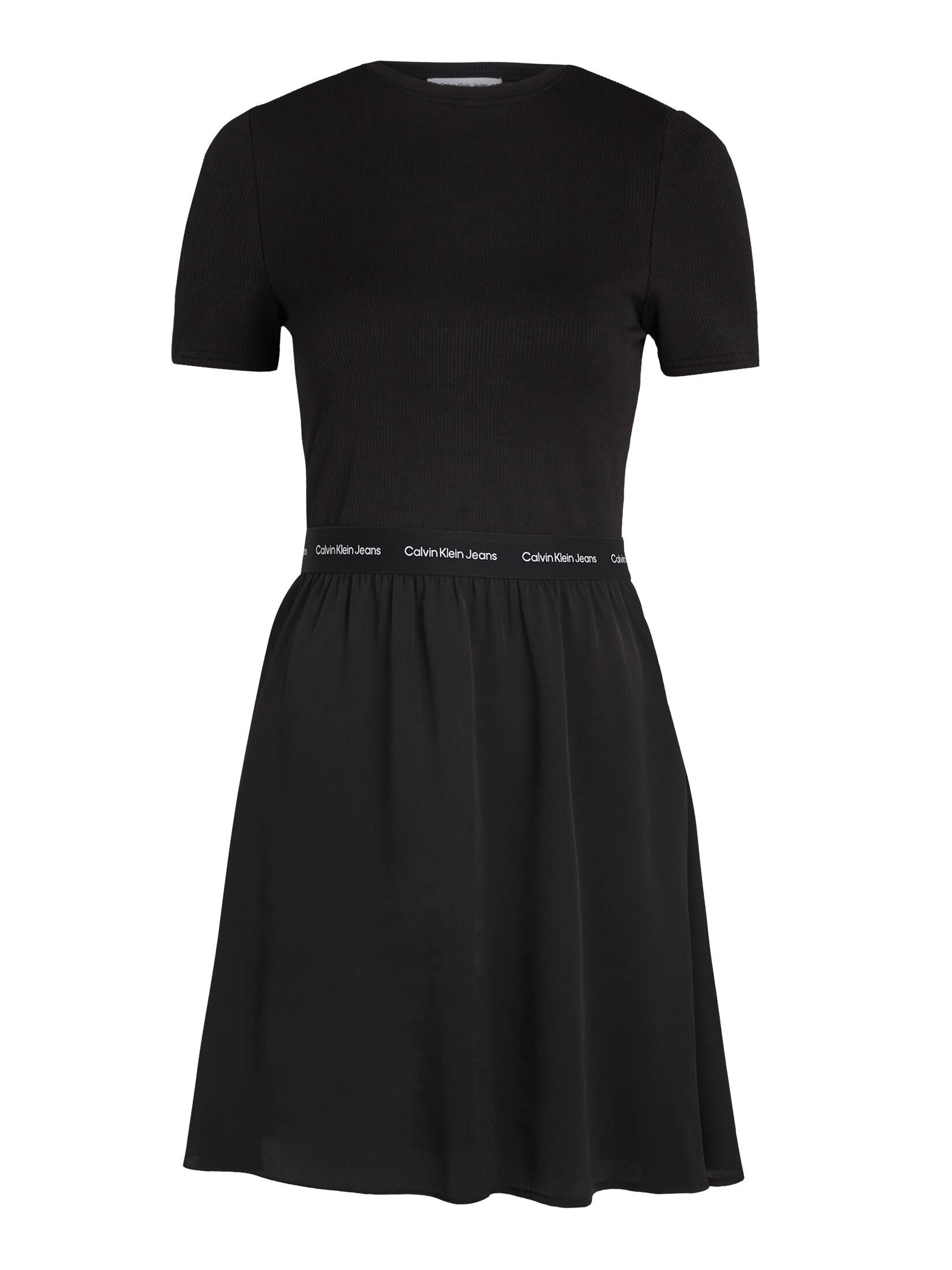 CALVIN KLEIN JEANS| Damen Minikleid LOGO ELASTIC