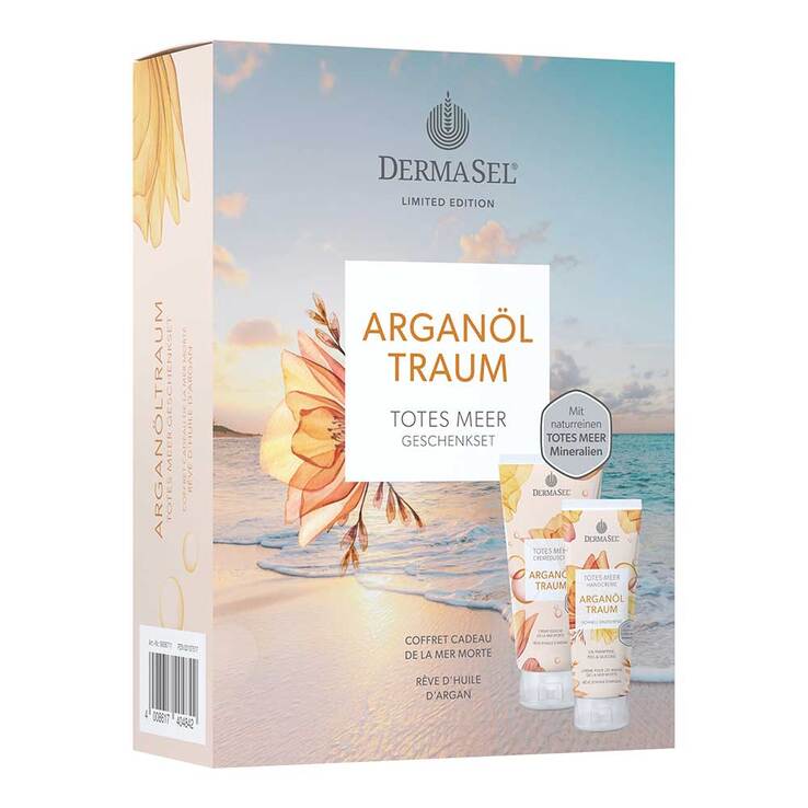 Dermasel Totes Meer Gesch.Set Arganöl Traum lim.Ed, 1 St