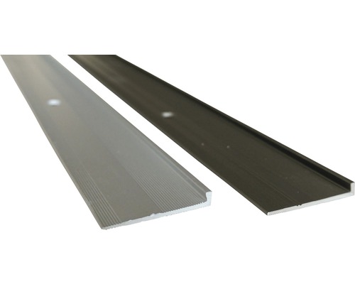 Profielstrip eindkap Slate-Lite F-Line zilver 2,5 m