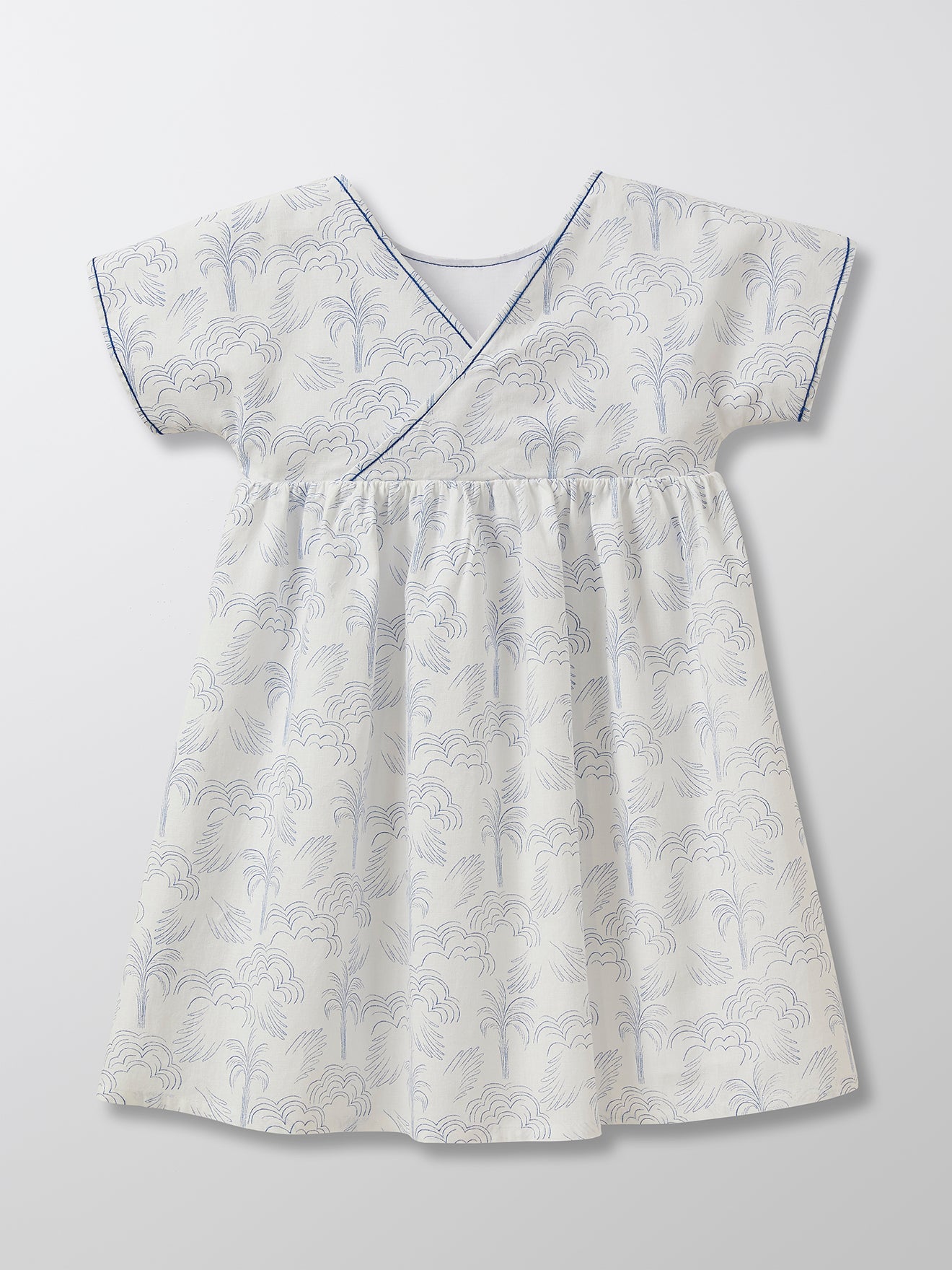 Robe Fille imprimé palmier