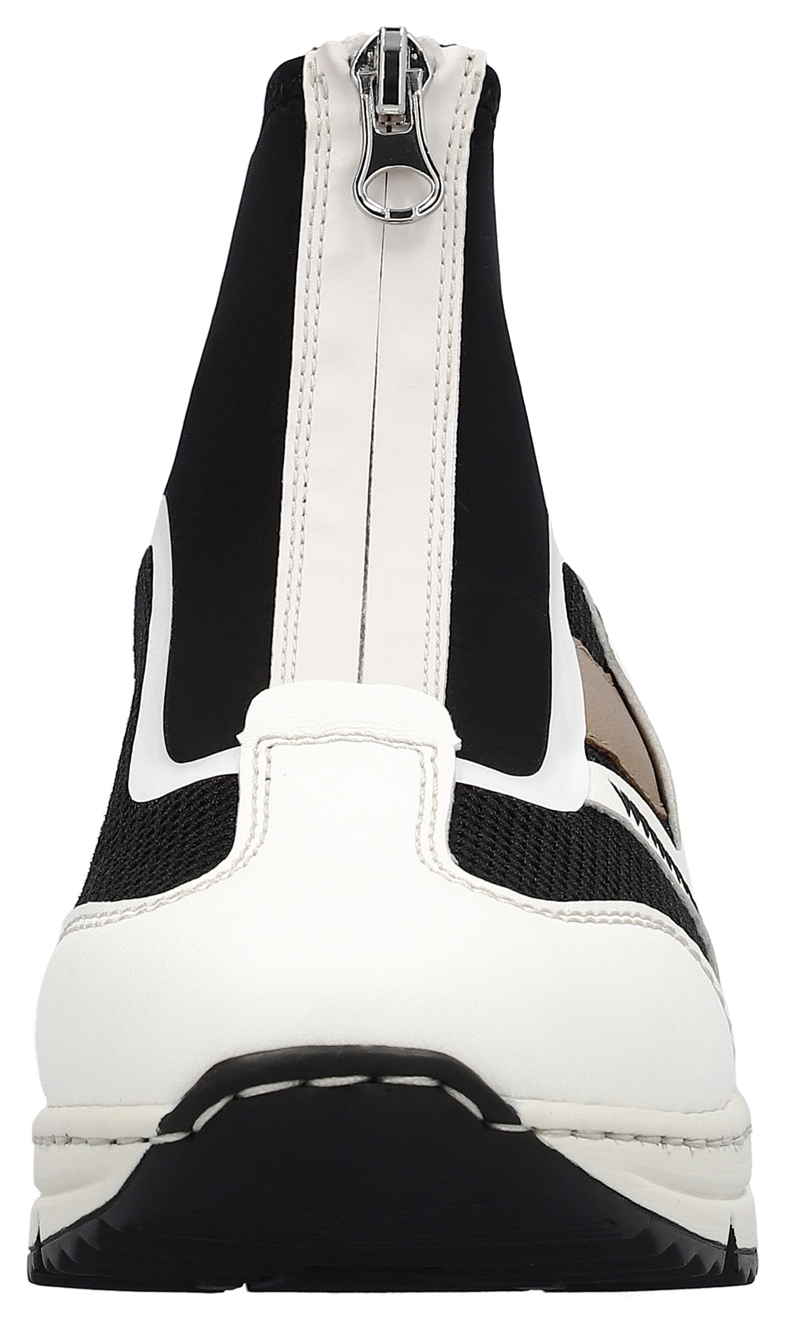 Rieker Schlupfboots  , Keilabsatz, Sneaker, High Top-Sneaker mit modischen Ziernähten