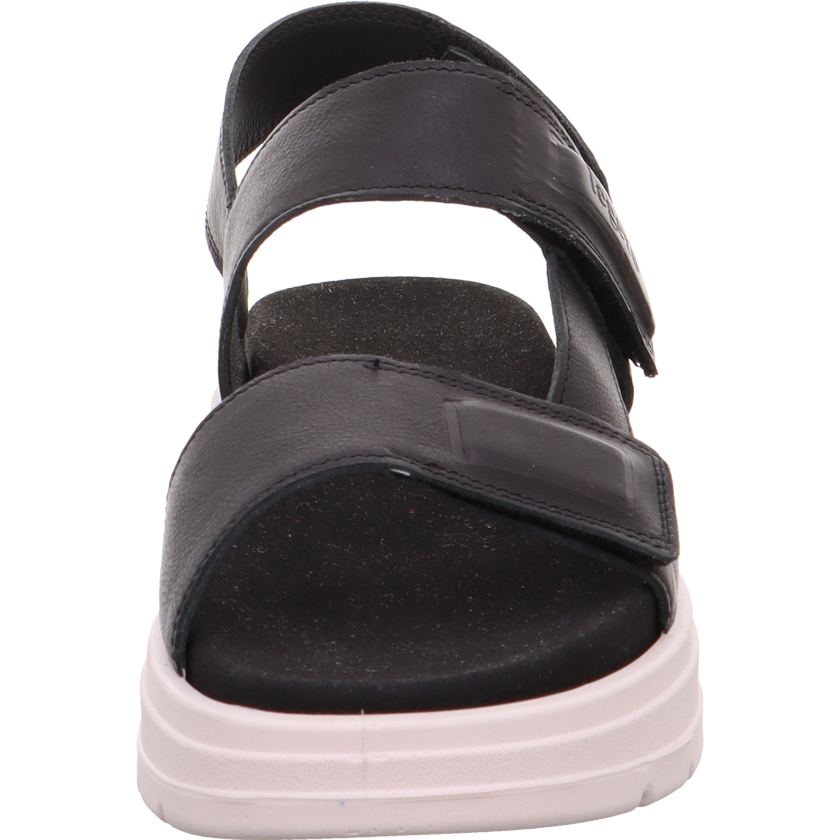 legero SUNWALKER Damen  Plateau-Sandale mit Klettverschluss - Farbe: Schwarz - Größe: 37