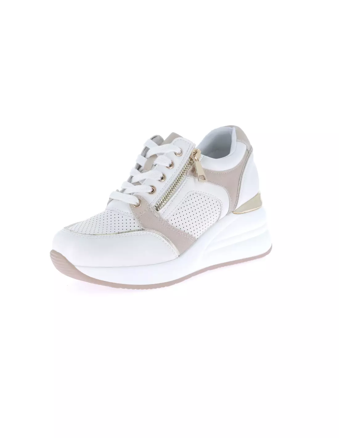 LES FILLES DU SUD RQ524 2C - Baskets WHITE/BEIGE