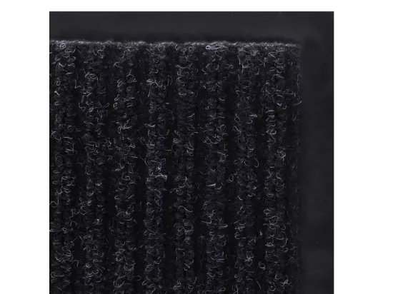 Tapis d'entrée Noir PVC 90 x 120 cm