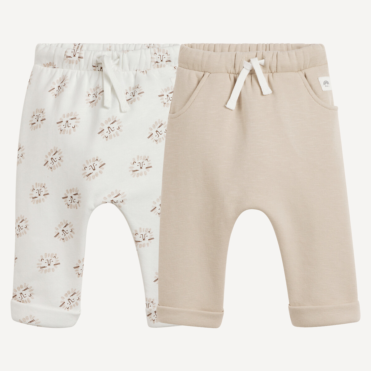 COLEÇÕES LA REDOUTE<br>Conjunto de 2 saruels em molton