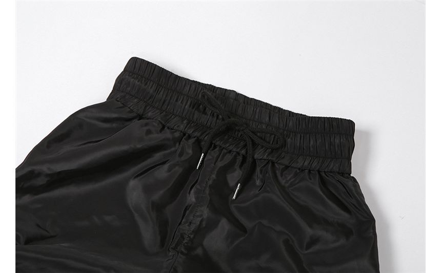 Sugarcoat - Trekkoord taille effen gerimpelde wijde joggingbroek