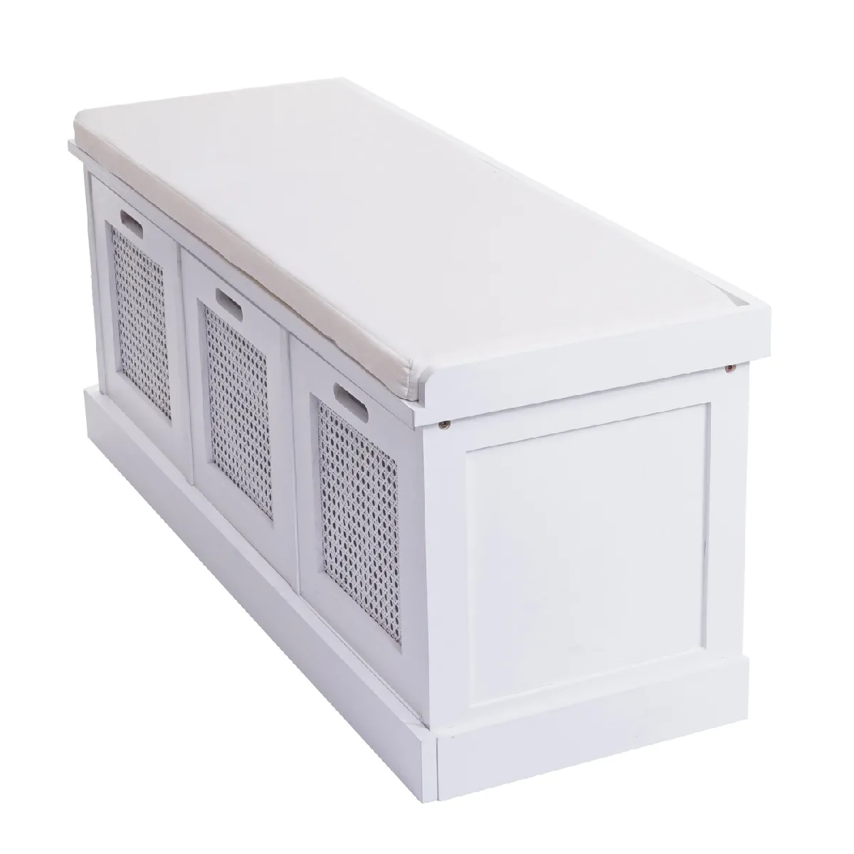 Mendler Banc Vestiaire HWC-J49 Blanc