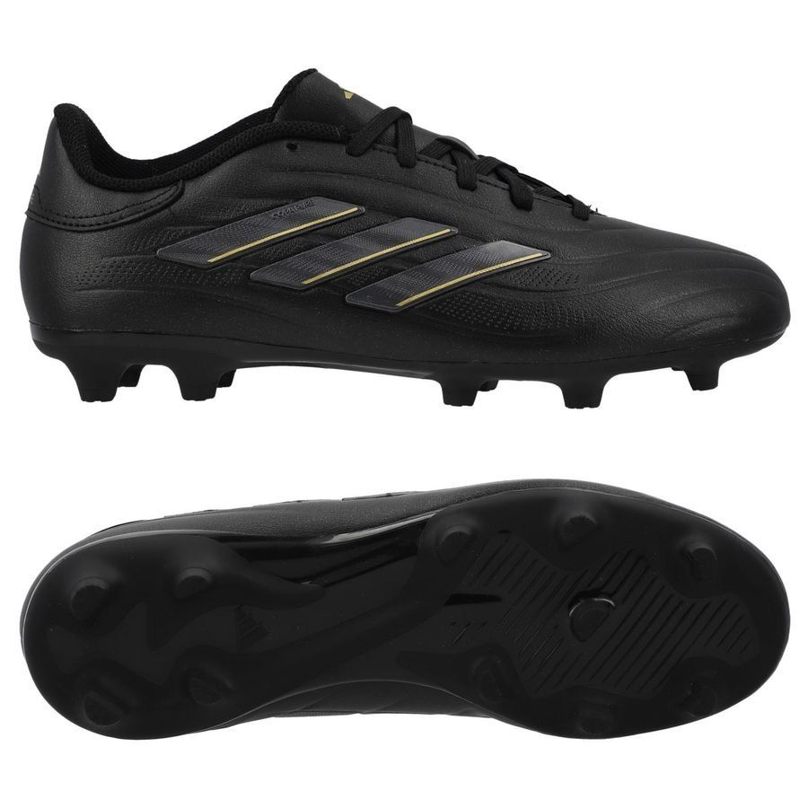 adidas Copa Pure 2 League FG Dark Spark - Noir/Gris/Doré Enfant
