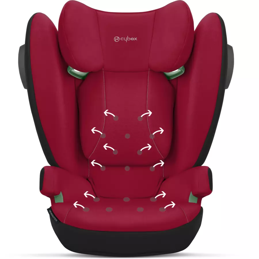 cybex Silver Kindersitz Solution B3 I-Fix Dynamic Red
