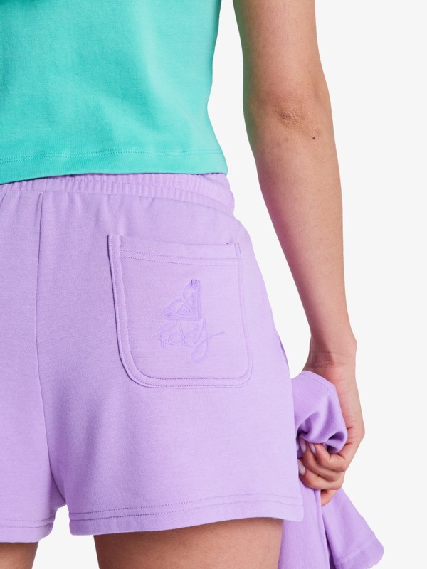 Surfing By Moonlight Short en molleton Violet Femme