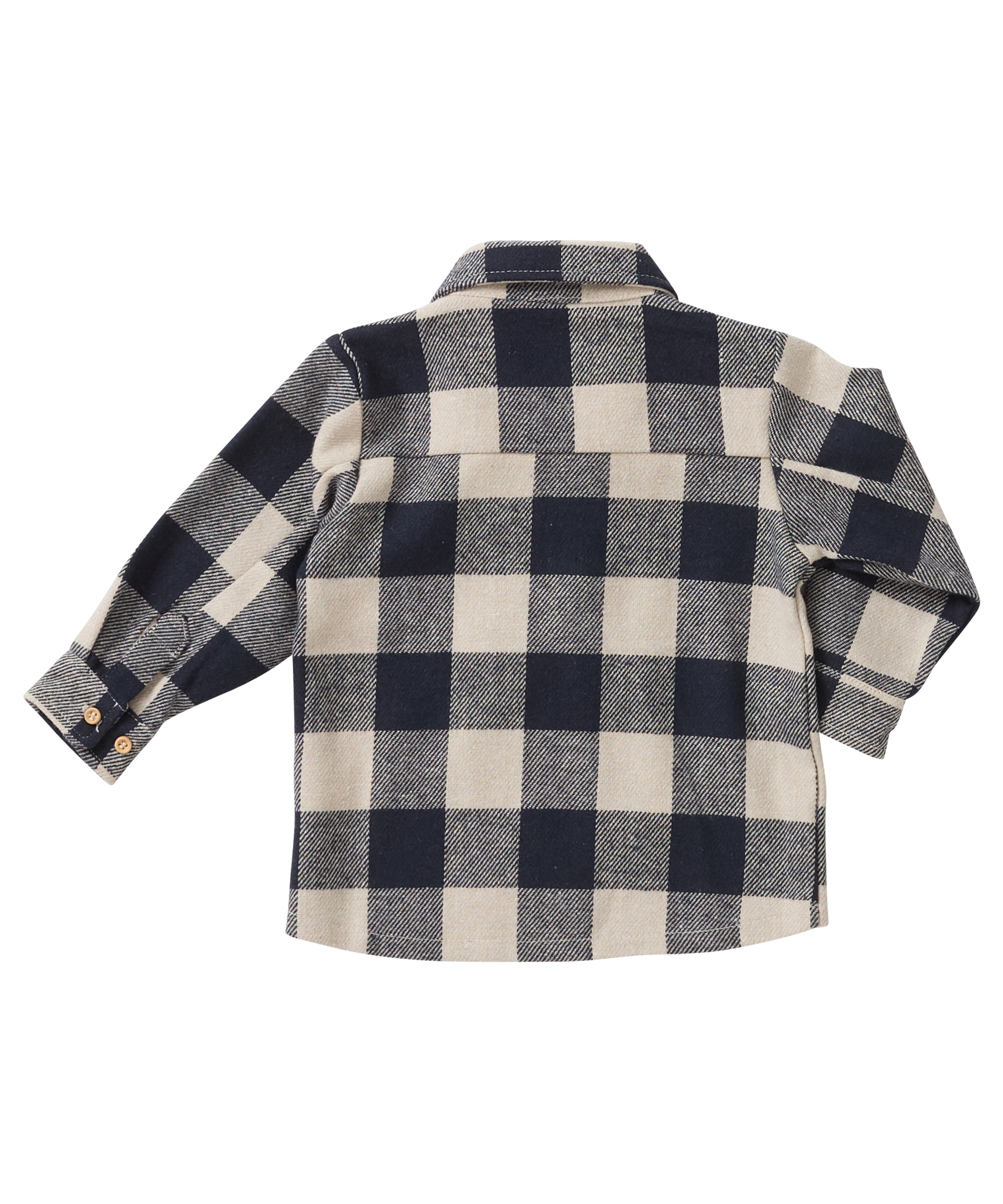 flanel blouse met rits