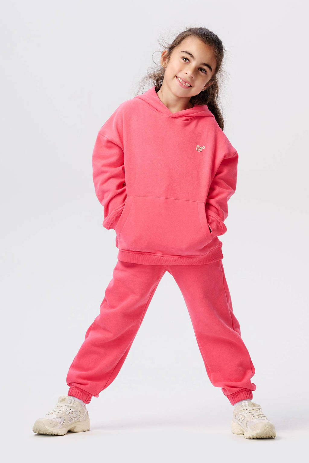Noppies hoodie Nanded van katoen rood