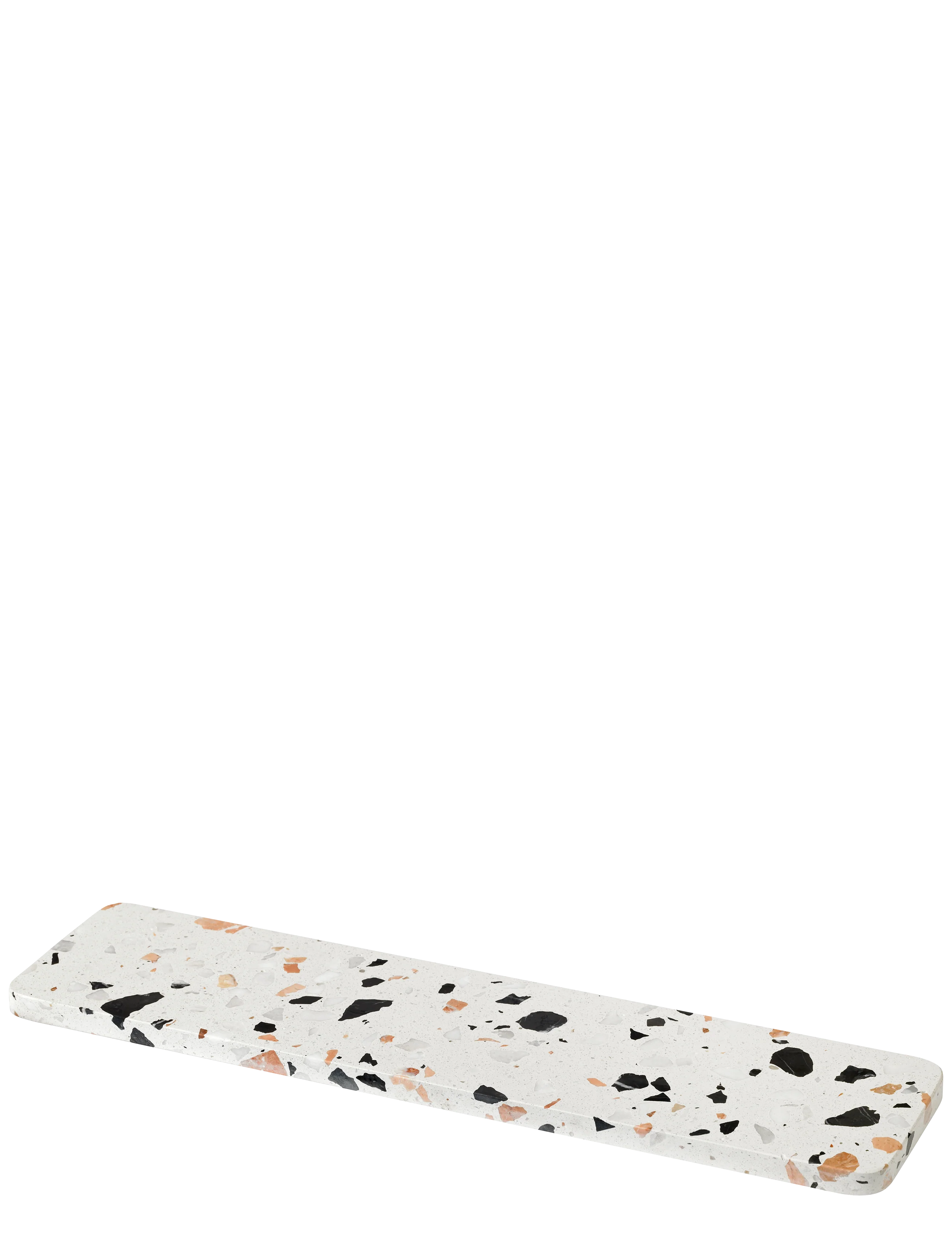 RIG-TIG  SERVE-IT serveringsfad, L - White Terrazzo