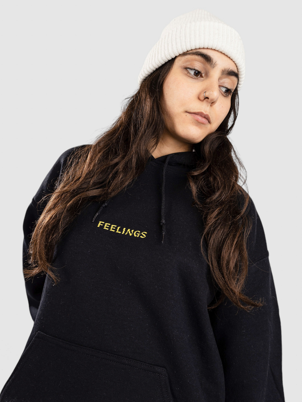 And Feelings Car Hoodie black