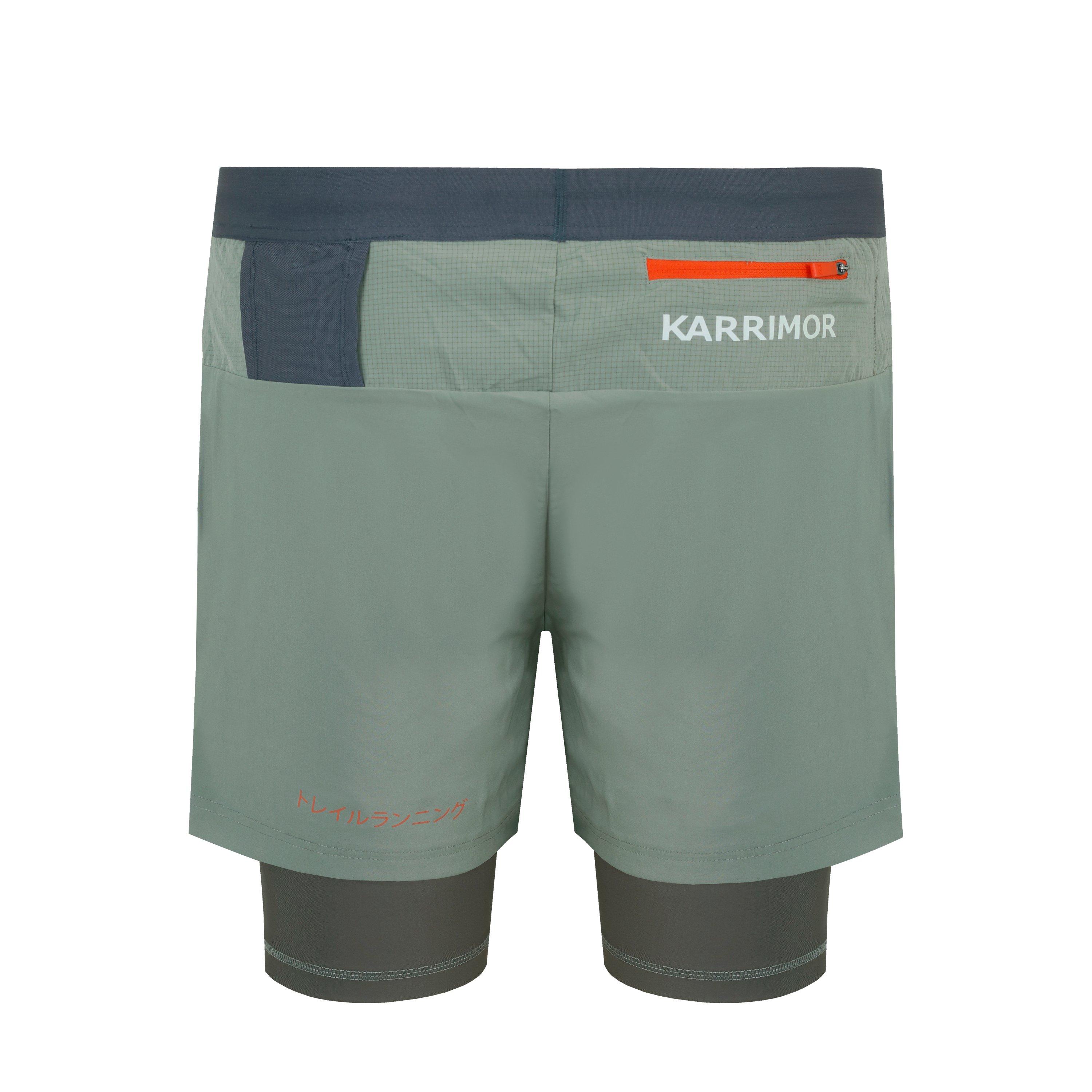 Karrimor Running Club Trail 2 in 1 Shorts Mens