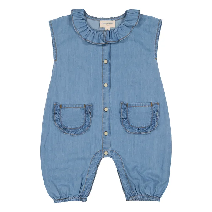 Louis Louise Combinaison Croquette Chambray | Bleu jean