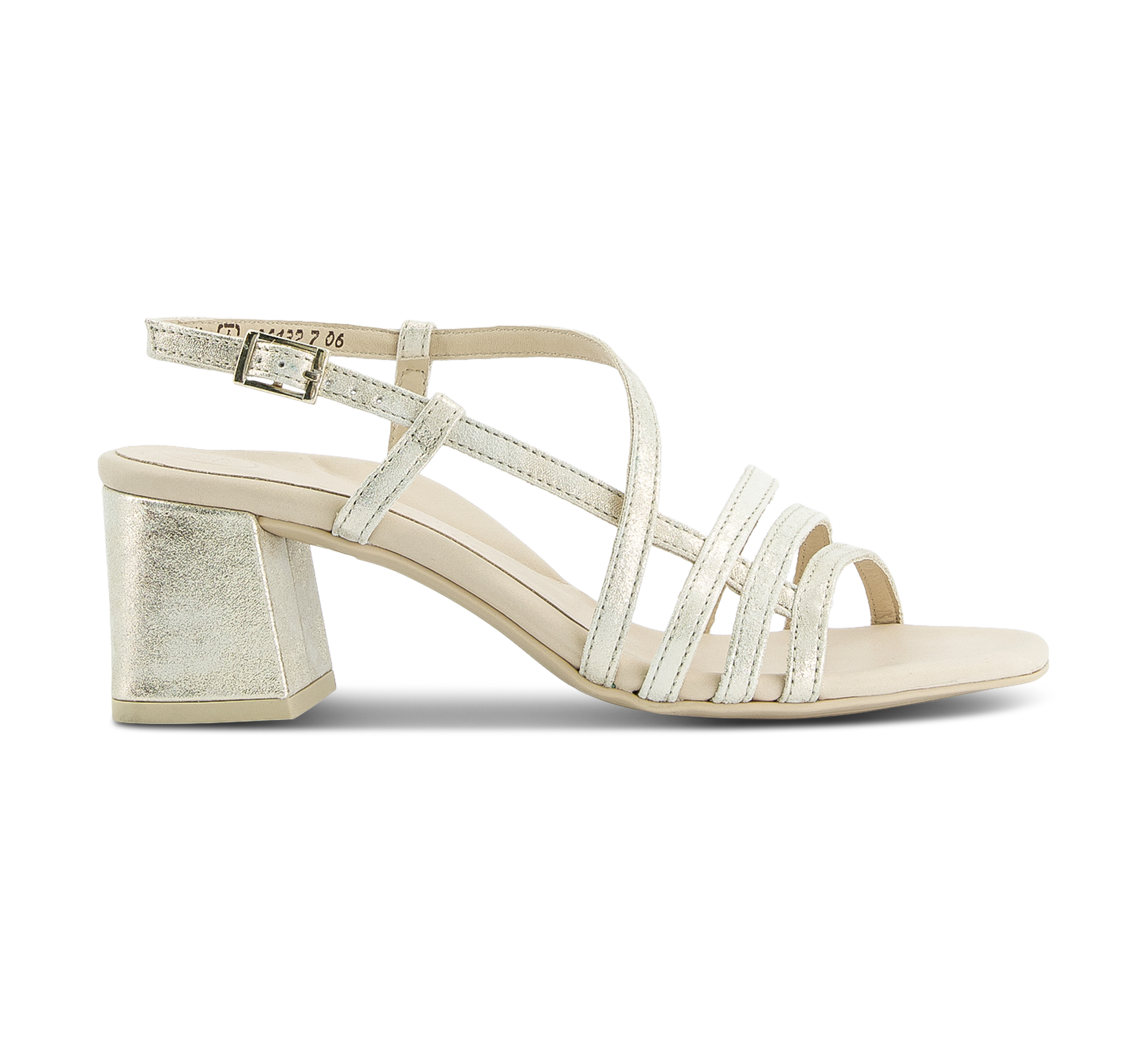 Paul Green 6042 - Riemchensandalen gold