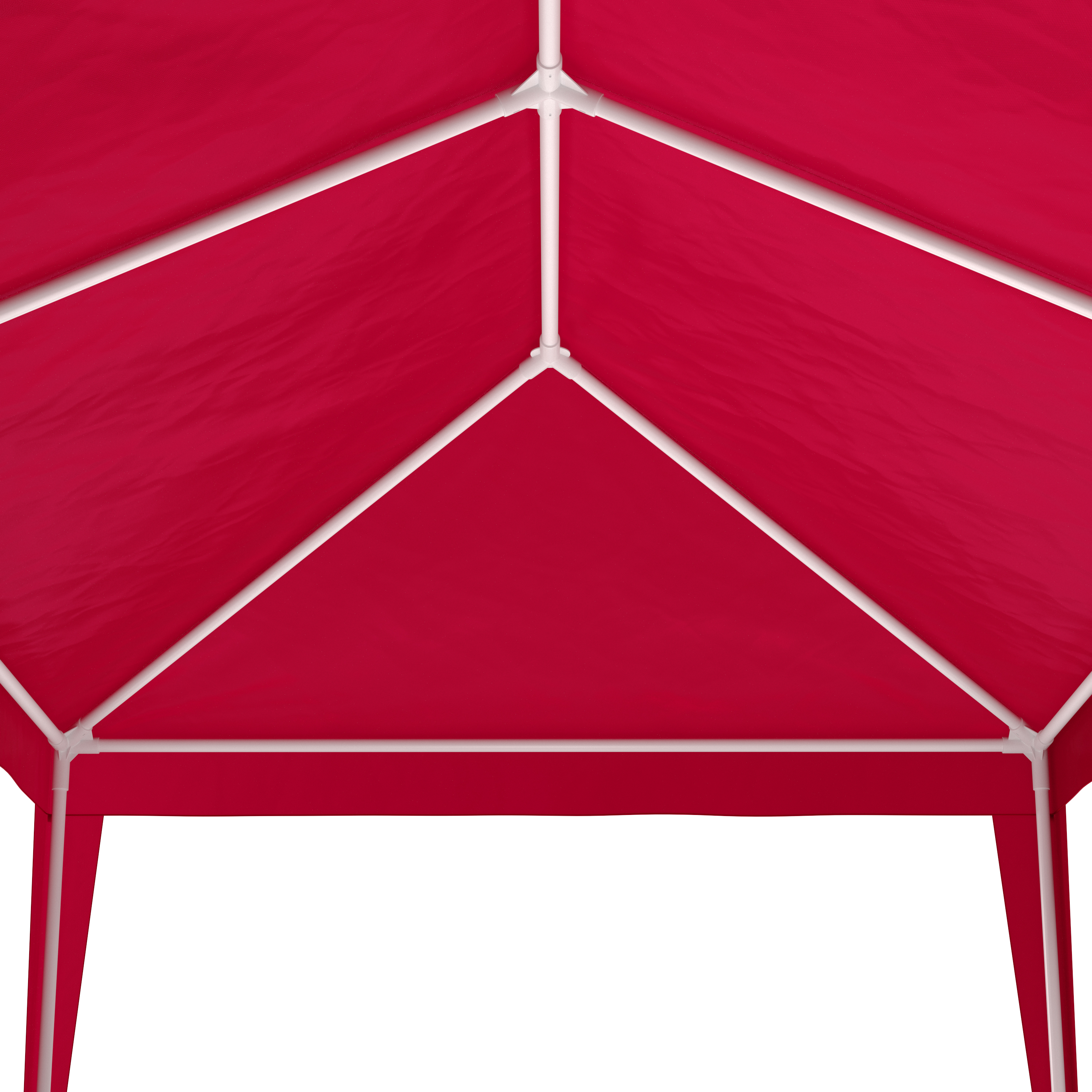 Pavillon LINU 6 x 3 m rot inkl. 6 Seitenwände