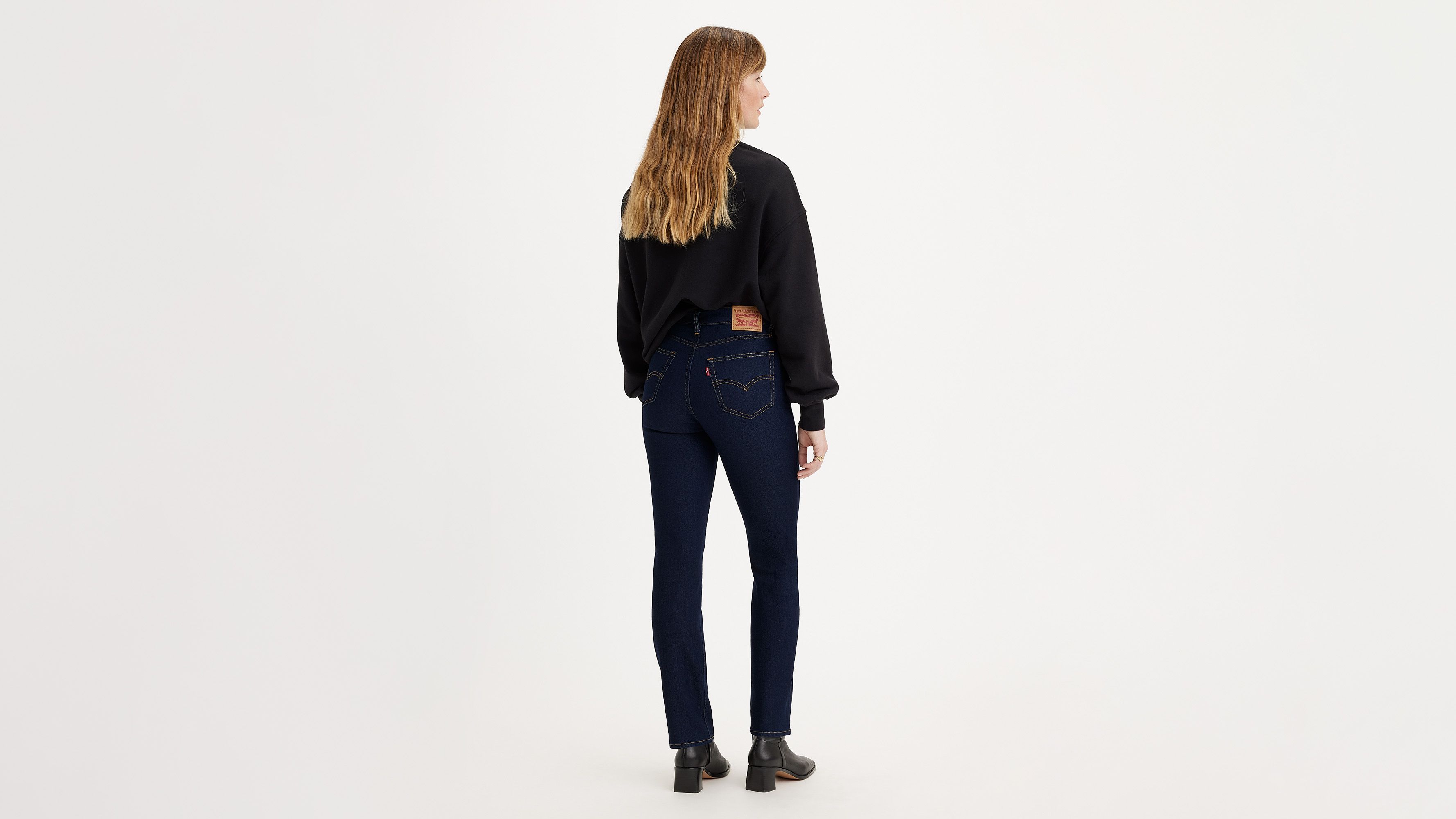 Jean 724™ Taille Haute Droit - Cast Shadows - Bleu