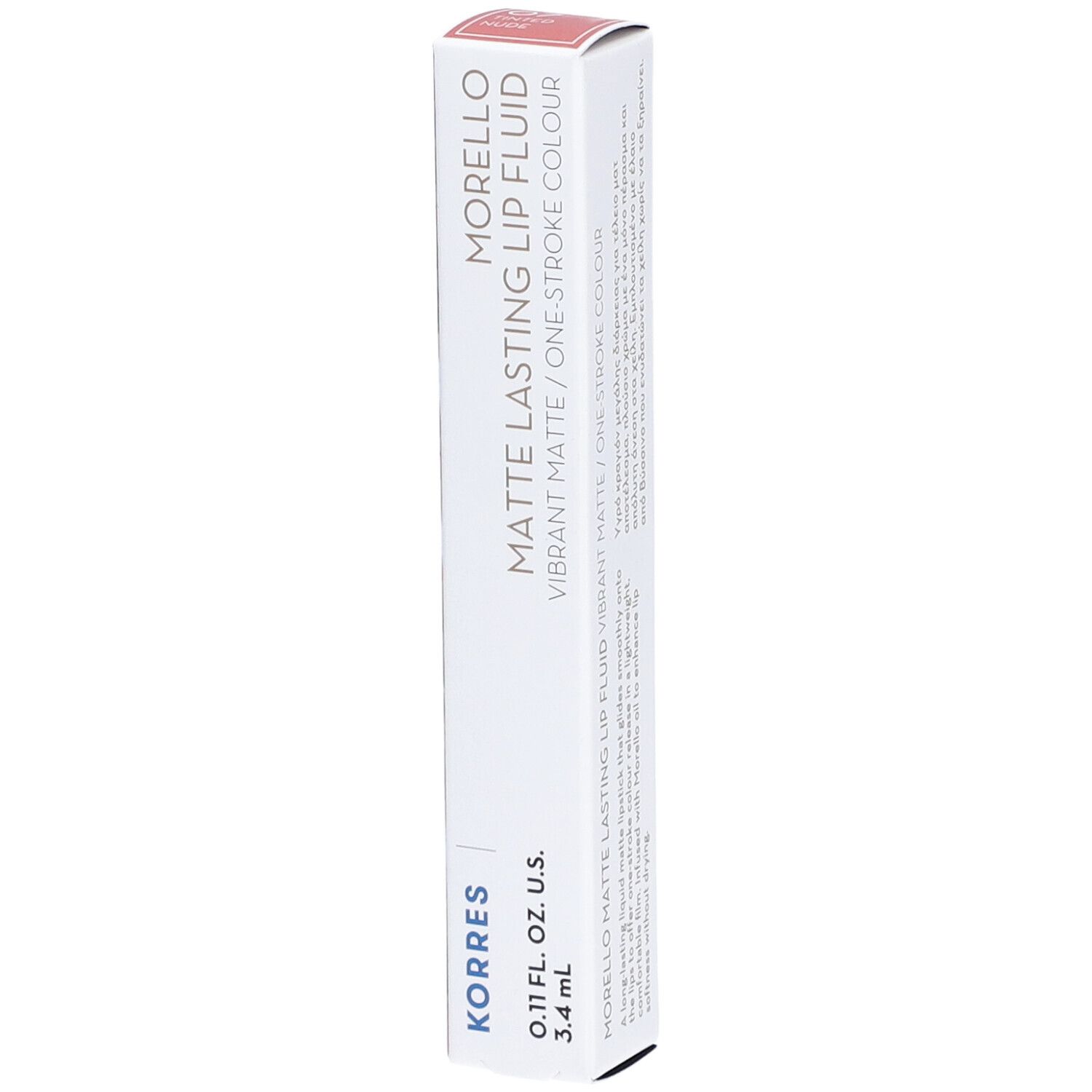 KORRES MORELLO Matte Lasting Lip Fluid - Nr. 07 Tinted Nude