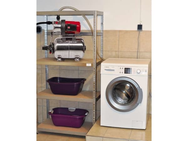 Einhell GC-WW 1250 NN, Tilførsel pumpe, 1200 W, AC, 5 stang, 5000 l/t, Rød, Rustfritt stål
