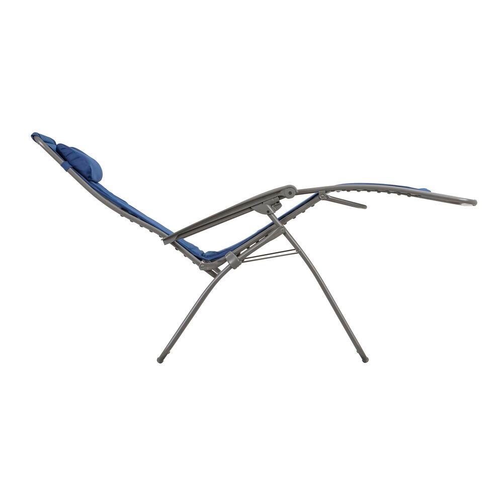 Gepolsterte Zero-Gravity-Relaxliege - XL RSX Clip XL LightComfort® Blau Denim