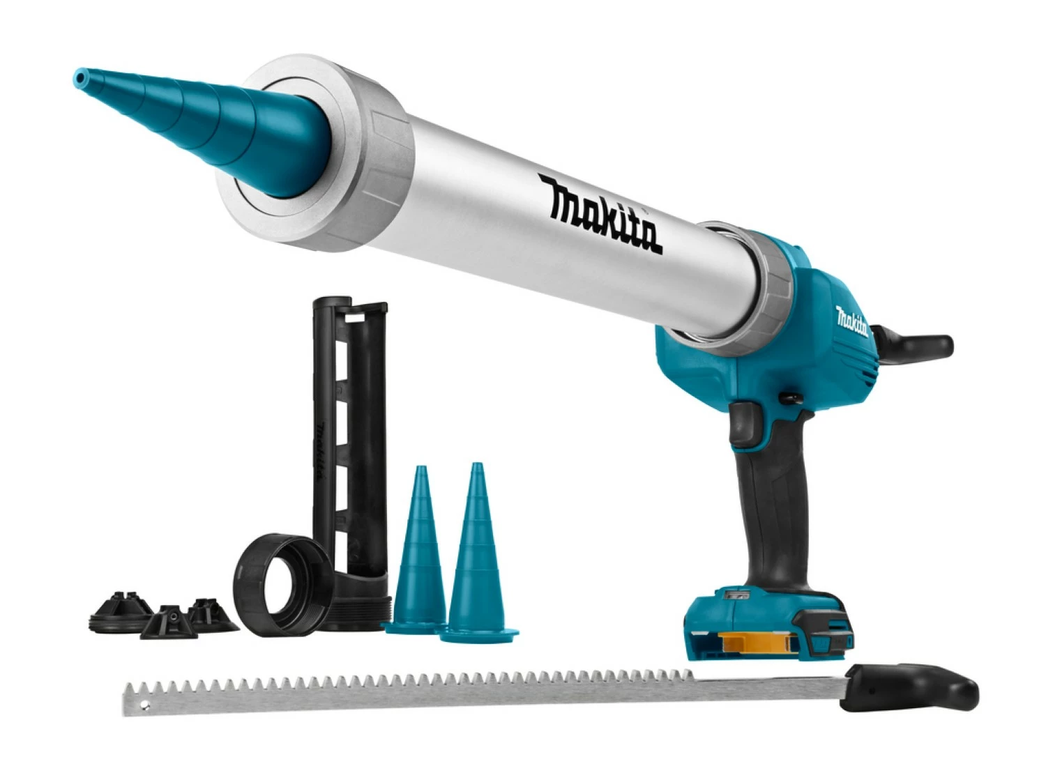 Makita DCG180RMX 18V Li-Ion Accu lijm- en kitspuit set (1x 4.0Ah accu) incl. kokerhouder- en worsthouder in koffer