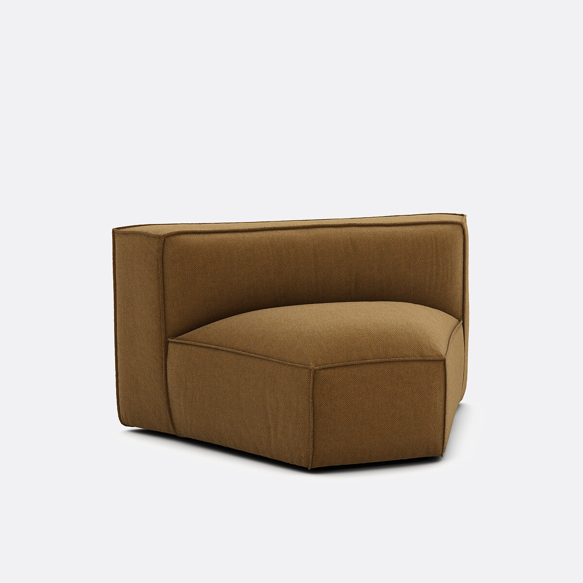 LA REDOUTE INTERIEURS<br>Canto aberto modular, tecido texturizado, Seven