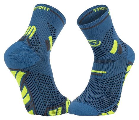 Chaussettes BV Sport Trail Ultra Mid Bleu/Jaune