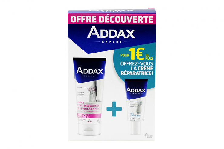 Pack Crème kératorégulatrice 100ml & crème réparatrice 15ml pieds
