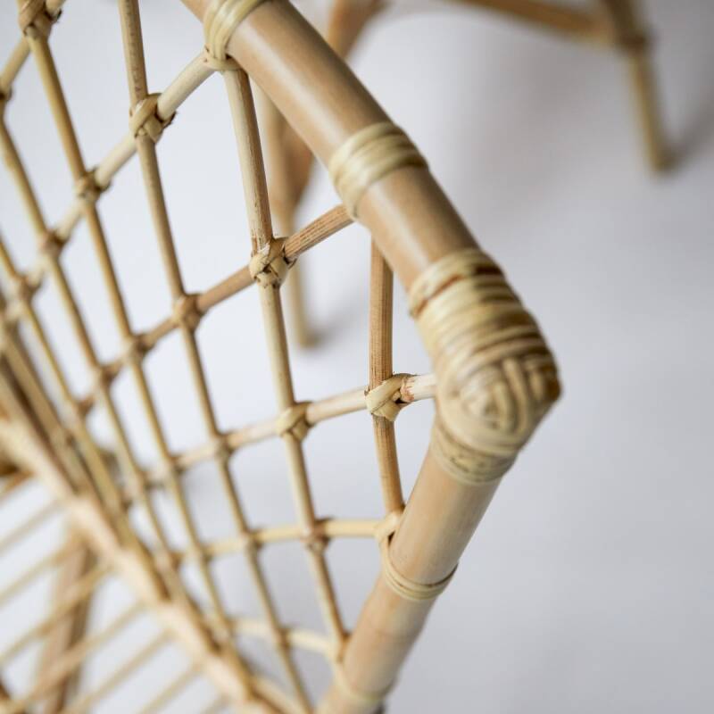 Chaise en tiges de rotin Zélie