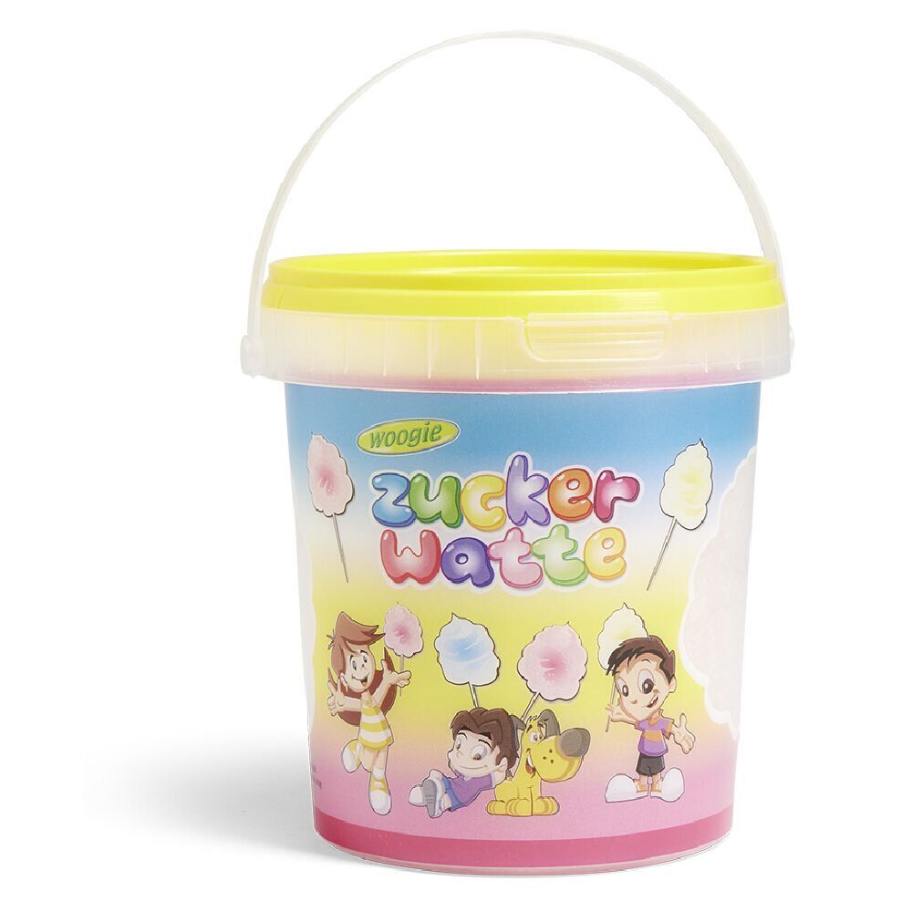 Seau barba à papa colorée 50gr