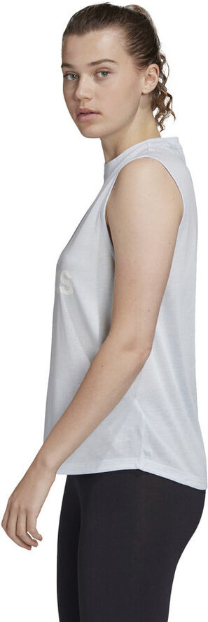 adidas Must Haves Badge of Sport tanktop Hvid