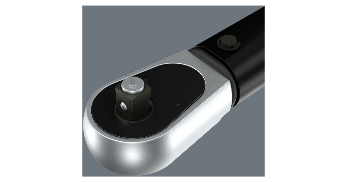 WeraClick-Torque Lock A 5 draaimomentsleutel  (Zwart/groen, Instelbaar, Torque Lock functie, omschakelratel, rechtsom vastdraaien, 2,5-25 Nm)