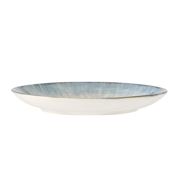 Bloomingville - Calen Teller, Ø 22 cm x H 3 cm, blau