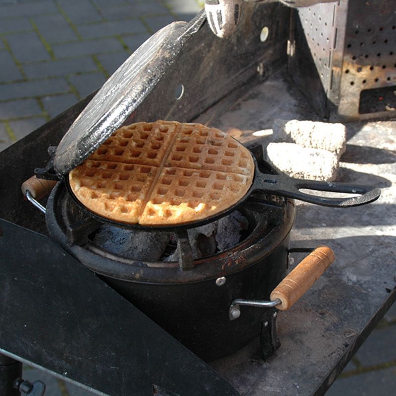 The Windmill Cast Iron - Wafelijzer - Zwart