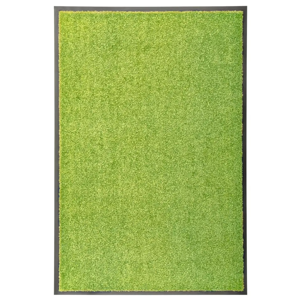 vidaXL - Mat - Groen - Stof - 60 x 90 cm