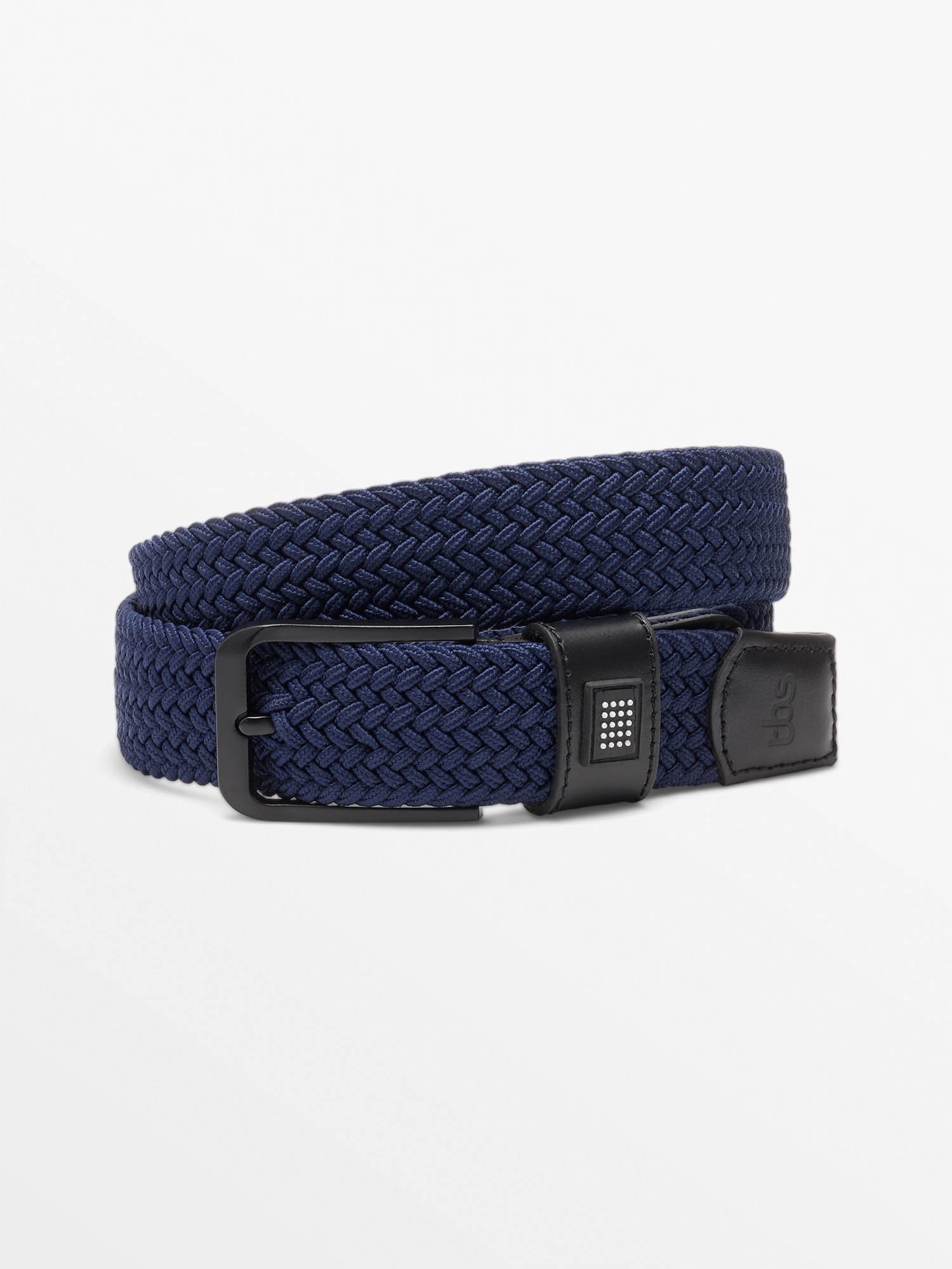 Ceinture Homme Tresse Elastiquée Marine