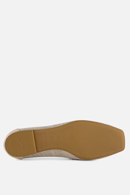 Tamaris Instappers beige Synthetisch
