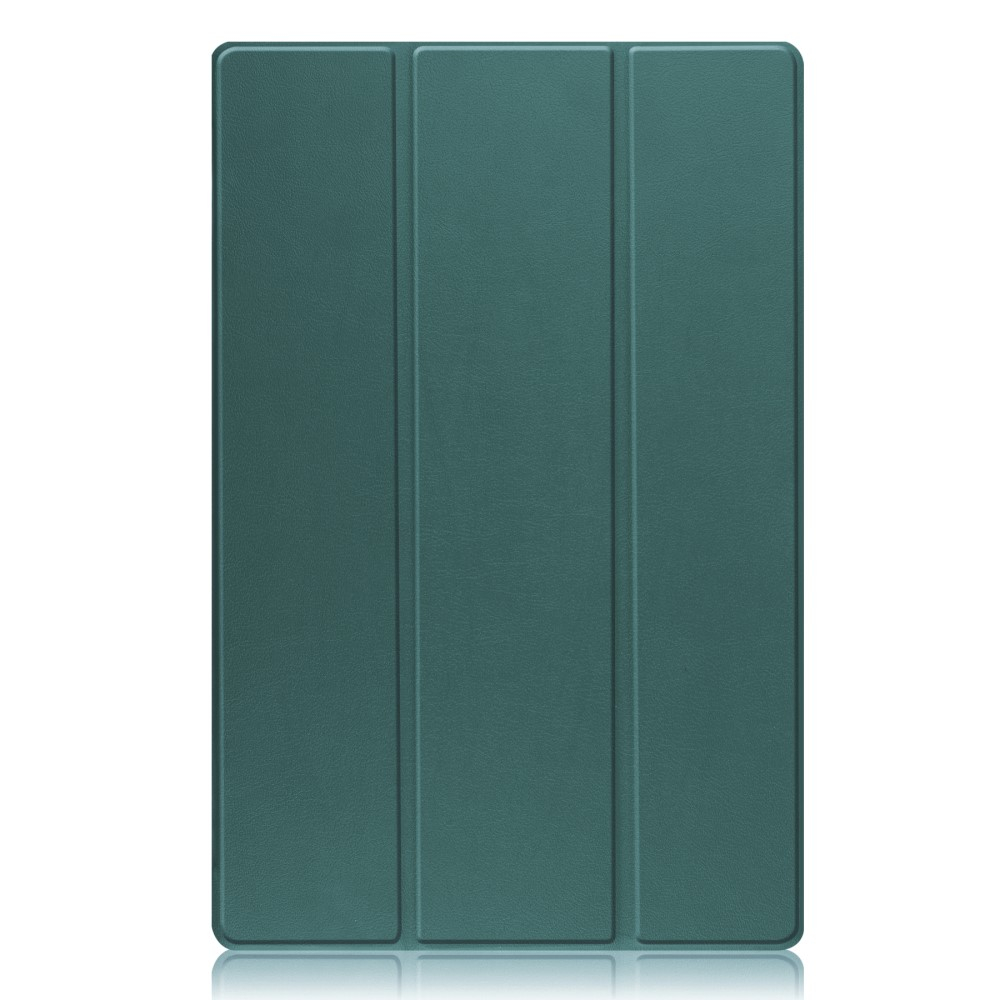 Samsung Galaxy Tab S9 Ultra Leder Tasche Smart Case Hülle   S-Pen Halterung - Grün