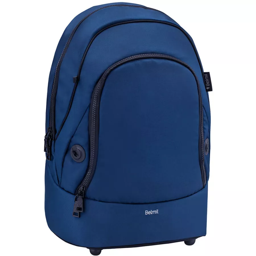 Belmil Schulrucksack 2-IN-1 Schulrucksack & Gürteltasche Navy Blue