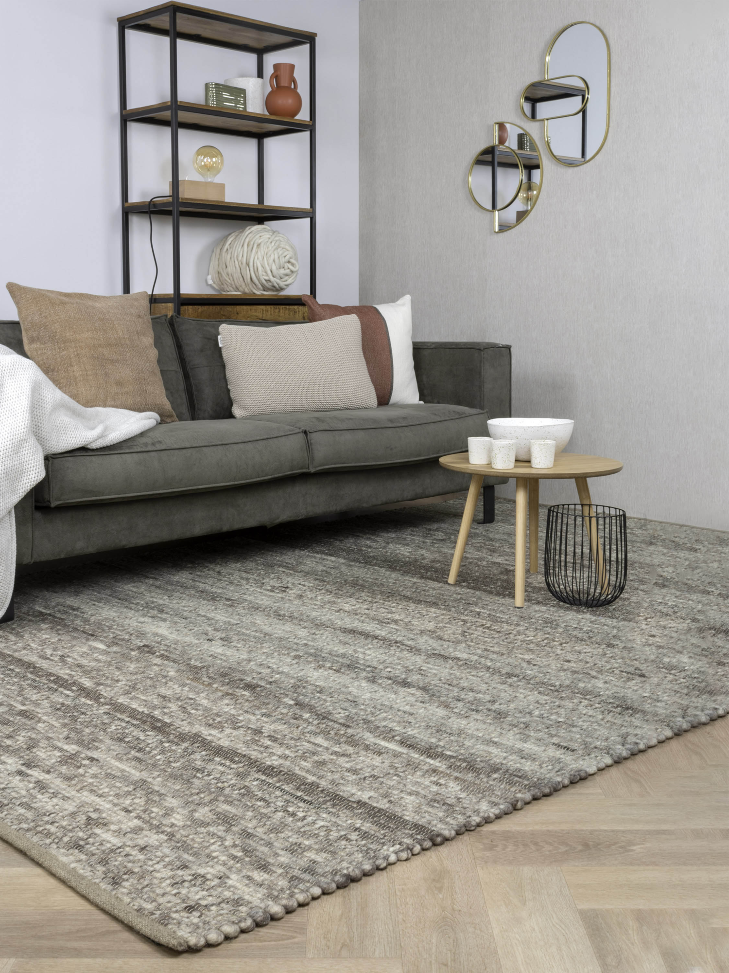 Vloerkleed Helsinki brown 160x230 cm