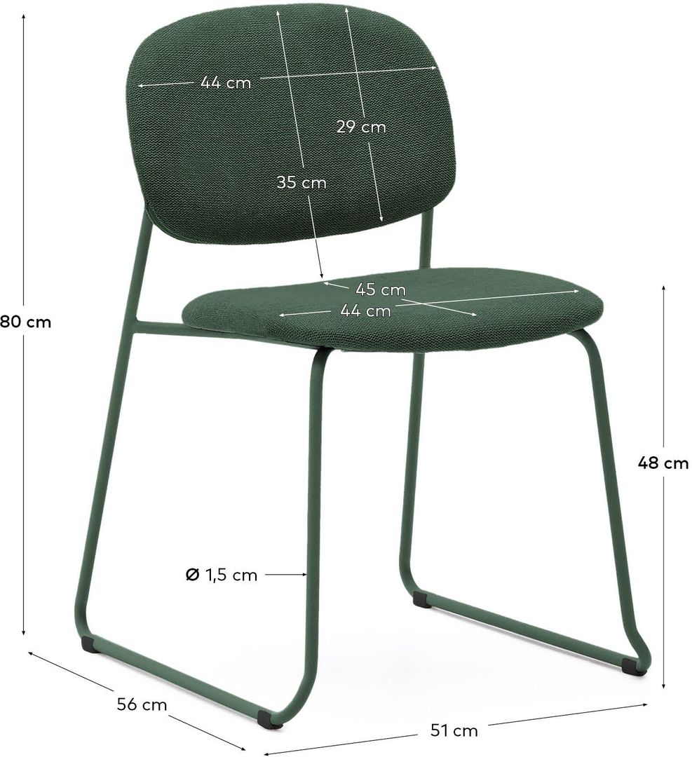 Kave Home   Meli Eetkamerstoel